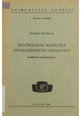 Psychologia Kliniczna upośledzonych umysłowo