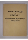 Konstytucje i statuty Zgromadzenia Najświętszego Odkupiciela
