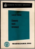 Elementy teorii informacji