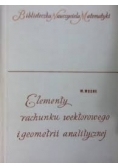 Elementy rachunku wektorowego  i geometrii analitycznej