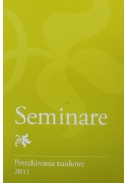 Seminare Poszukiwania naukowe tom 29