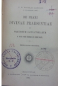 De Praxi Divinae Praesentiae, 1889 r.