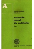 Mechanika budowli dla architektów część 1