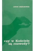 Czy w Kościele są rozwody