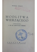 Modlitwa wierzącego 1938 r.