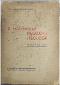 Z pogranicza filozofii i teologii 1938 r.