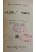 Kazania i nauki, 1923r