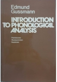 Introduction to phonological analysis