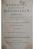 Herodoti Halicarnassei Historiarvm, 1820 r.