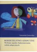 Rodzicielstwo adopcyjne Wybrane aspekty funkcjonowania rodzin adopcyjnych