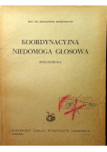 Koordynacyjna niedomoga głosowa