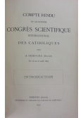 Compte rendu du quatrieme congres scientifique international des catholiques, 1989r.