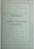 Teoria mnogości wraz ze wstępem do opisowej teorii mnogości tom 27
