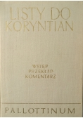 Listy do Koryntian. Wstęp, przekład, komentarz
