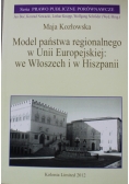 Model państwa regionalnego w Unii Europejskiej we Włoszech i w Hiszpanii