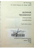 Słownik techniczny polsko rumuński i rumuńsko polski