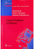 Control Problems in Robotics