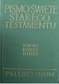 Pismo Święte Starego Testamentu Tom VII 1 Księga Hioba