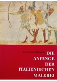 Die Anfange der italienischen malerei