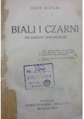 Biali i czarni, 1934 r.
