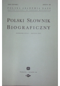 Polski Słownik Biograficzny ,zeszyt 158