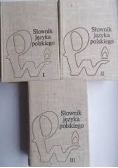 Słownik języka polskiego, tom I - III