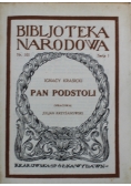 Pan Podstoli 1927 r.