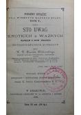 Sto uwag krótkich a ważnych myślącym o swem zbawieniu 1896 r