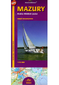 Mazury Kraina Wielkich Jezior Mapa turystyczna