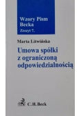 Umowa spółki z ograniczoną odpowiedzialnością