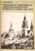 Restauracja i konserwacja zabytków architektury w polsce w latach 1795 1918