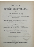 Nowy sposób rozmyślania 1885 r.