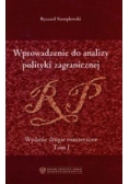 Wprowadzenie do analizy polityki zagranicznej t.1
