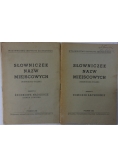 Słowniczek nazw miejscowychTom 1 i 2 1945 r.
