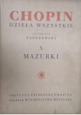 Chopin dzieła wszystkie X Mazurki na fortepian