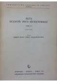 Akta stanów Prus Królewskich, tom VI
