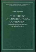 The origins of constitutional government