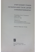 Stationary Phase in Paper and Thin-Layer Chromatography