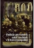 Funkcja prywatnych szkół średnich w II Rzeczypospolitej 1918-1939