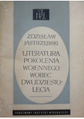 Literatura pokolenia wojennego wobec dwudziestolecia