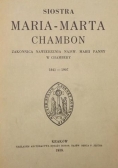 Siostra Maria-Marta Chambon, 1938 r.
