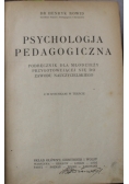 Psychologja pedagogiczna 1928 r.