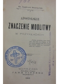 Apostolskie znaczenie modlitwy, 1900 r.