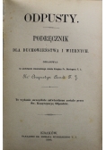 Odpusty Podręcznik dla duchowieństwa i wiernych 1890 r.