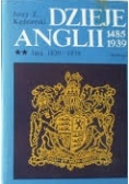 Dzieje Anglii (1485-1939) t. II