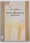 Studia o komunikacji społecznej