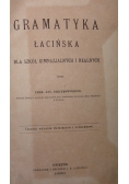 Gramatyka łacińska, 1880r.
