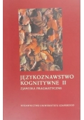 Językoznawstwo kognitywne II. Zjawiska pragmatyczne