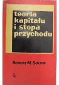 Teoria kapitału i stopa przychodu