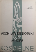 Archiwa biblioteki i muzea kościelne Tom 25